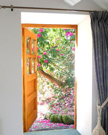 Exterior bedroom door to private terrace
