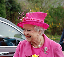 HM Queen Elizabeth II visits Welsh Highland Railway